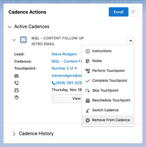 Cadence-Actions_Actions-Dropdown-Remove-from-Cadence.png